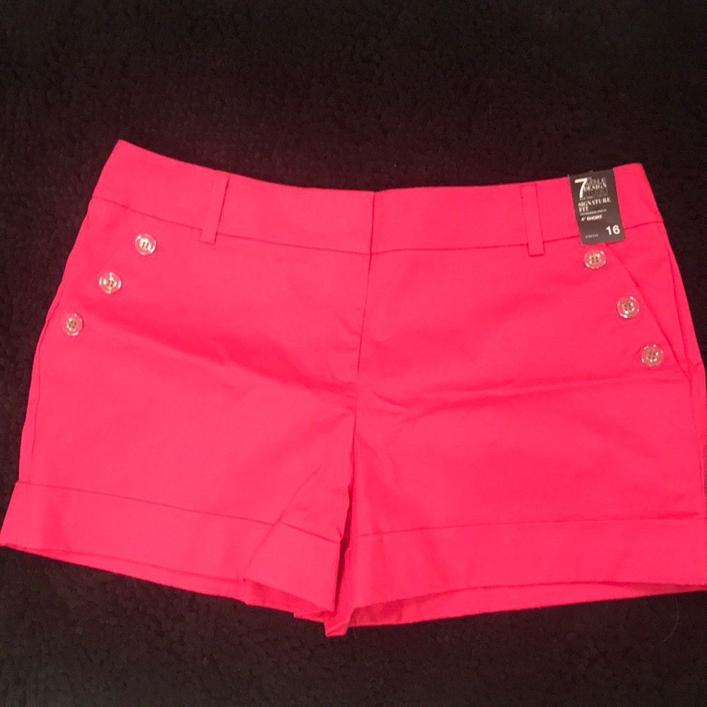 Pink 4” Shorts
